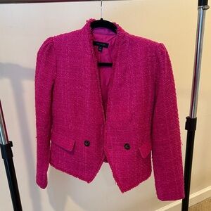 Ann Taylor Pink Tweed Blazer